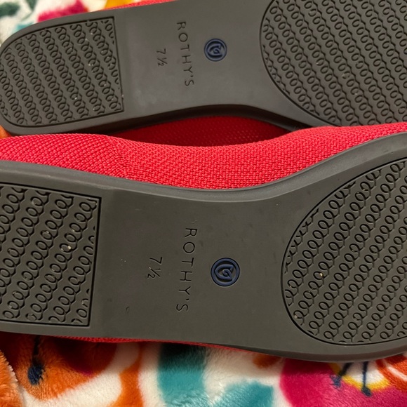 Red Rothys flats 7.5 - Picture 4 of 5